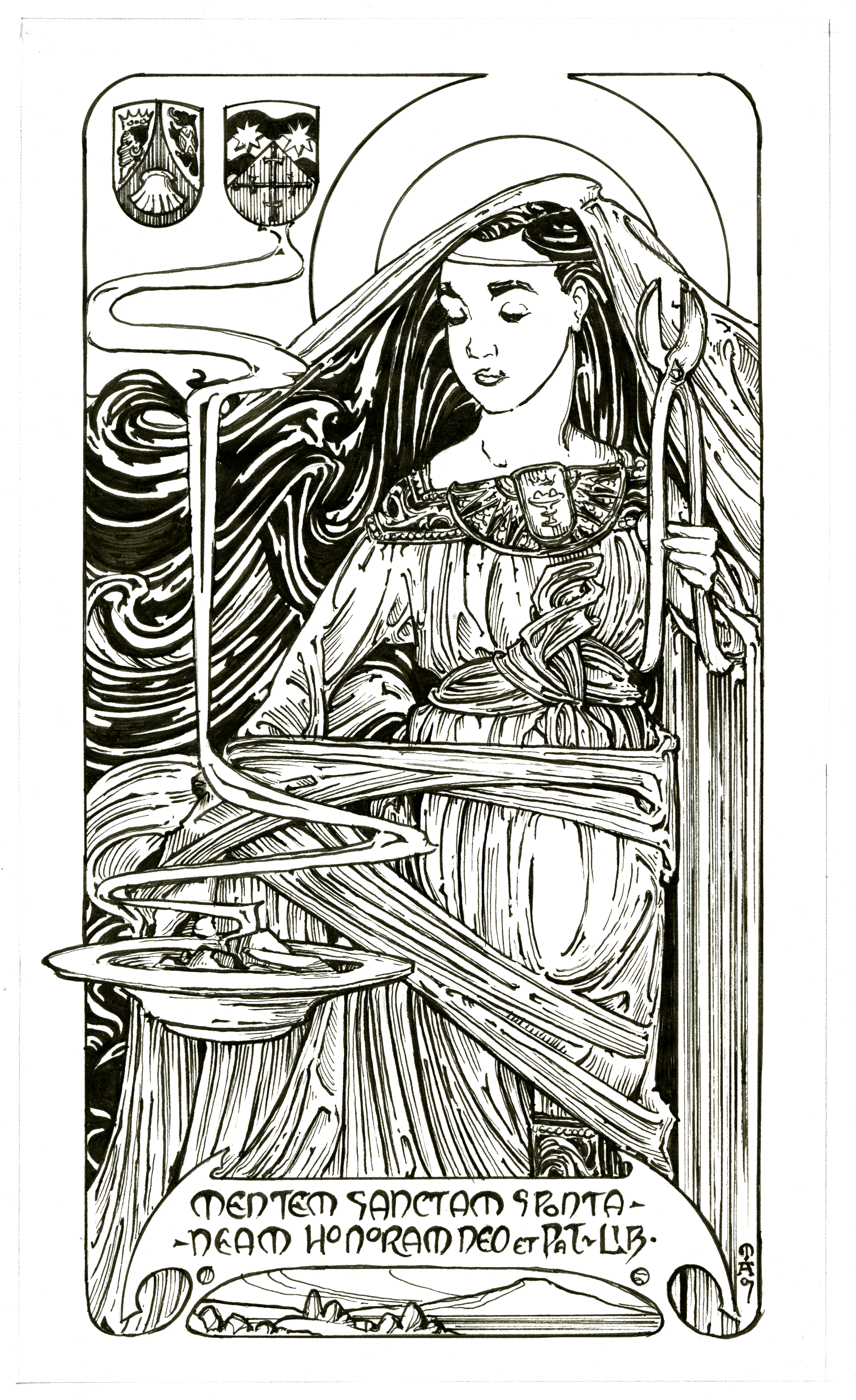 Saint Agatha patroness of those living with diseases of the breast